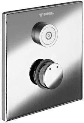 SCHELL UP-Dusche LINUS D-C-M CVD-Touch-Elektronik Mischwasser chrom