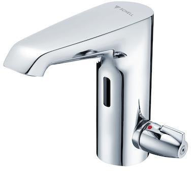 SCHELL XERIS E2-T HD-M Elektronik-Waschtischarmatur Thermostat ToF-Sensor Bluetooth chrom