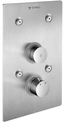 SCHELL UP-Dusche LINUS BASIC D-SC-T Selbstschluss-Thermostat Edelstahl