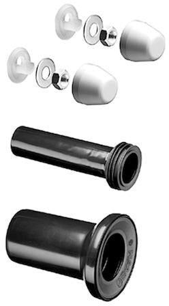 SCHELL WC-Zu- und Ablaufset für wandhängendes WC – Ablaufrohr Ø 110 mm, DN 100