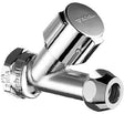 SCHELL Schrägsitzventil COMFORT kurze Bauform 1/2 Zoll IG x 3/8 Zoll chrom – Trinkwassergeeignet