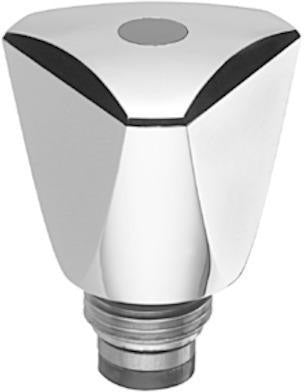 SCHELL Sanitär-Oberteil RV Kaltwasser Dreikanthaubengriff 3/8 Zoll Chrom – DN 10 G 3/8 AG