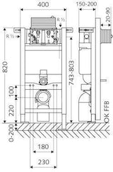 SCHELL WC-Modul MONTUS 820 C mit UP-Spülkasten 15 cm – Zweimengenspülung & höhenverstellbar