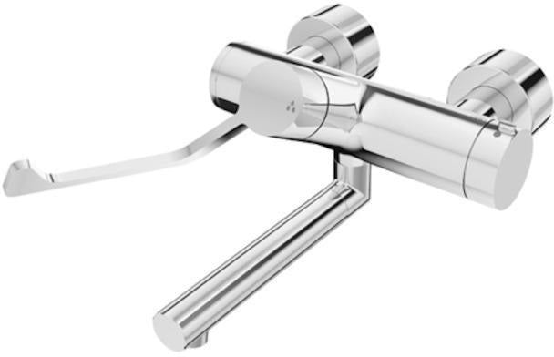 SCHELL VITUS VW-AH-T Aufputz-Waschtischarmatur mit Thermostat und Klinik-Armhebel, chrom