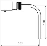 SCHELL Probenahmeventil BASIC für Duschkopf – Messing, DN 20 G 3/4 AG, DIN ISO 19458