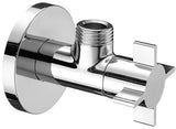 SCHELL Design-Eckventil 4WING regulierbar, 1/2 Zoll, chrom – ohne Verschlussschraube