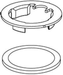 SCHELL Dichtscheibe MODUS Gummidichtung – Flachdichtring 42 mm für Urinal-Armaturen