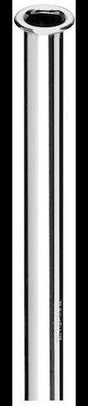 SCHELL Kupferrohr 12 mm für 1/2 Zoll, Bördel 18 mm, chrom, 500 mm – 10 Stück