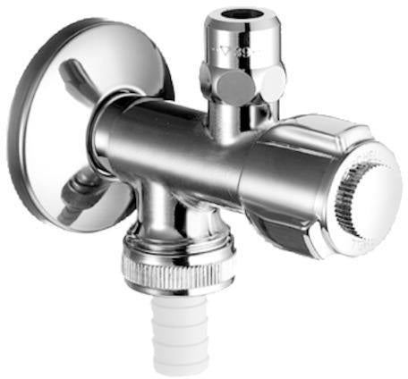 SCHELL Doppelanschluss-Eckventil COMFORT RV, ASAG, 1/2 Zoll, chrom – 5 Stück