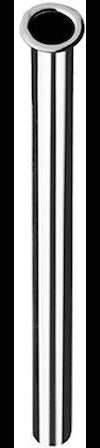 SCHELL Spülrohr 18 mm, gerade, 300 mm, Chrom – Kupfer, Einlass oben