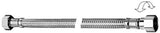 SCHELL Clean-Flex S Flexschlauch 300 mm, 2x 3/8" Überwurfmutter, chrom, drehbar