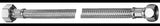 SCHELL Clean-Fix S Flexibler Schlauch 300 mm mit Edelstahl-Drahtumflechtung, chrom
