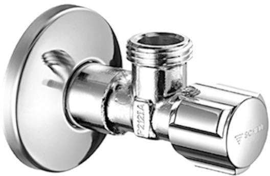 SCHELL Eckventil COMFORT regulierbar 1/2 Zoll x 1/2 Zoll chrom – 10 Stück