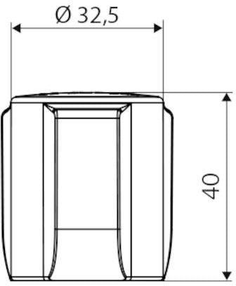SCHELL COMFORT-Griff 1/2 Zoll, chrom – Ersatzgriff für Sanitärarmaturen