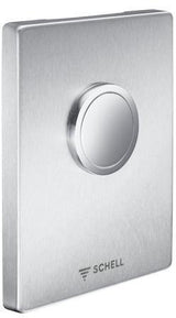 SCHELL WC-Betätigungsplatte EDITION ND – Niederdruck, Kunststoff, chrom, Ein-Knopf
