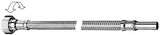 SCHELL Clean-Flex S Flexschlauch 300 mm mit Edelstahl-Drahtumflechtung, drehbarer Anschluss, DN 8, chrom
