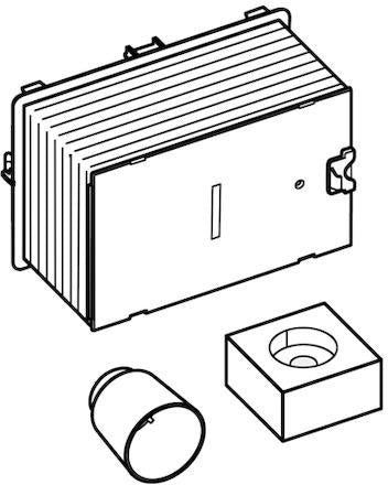 SCHELL Schutzschacht Rohinstallation für MONTUS Spülkasten 8 cm und 12 cm – Ersatzteil