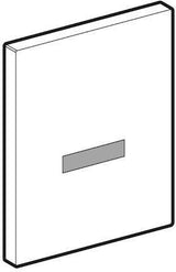 SCHELL Urinal-Frontplatte EDITION IR – Verchromte Kunststoffplatte, kontaktlose Bedienung