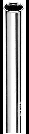 SCHELL Kupferrohr 15 mm mit Bördel 18 mm für G 1/2 Zoll, chrom, 1000 mm – 10 Stück