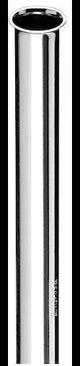 SCHELL Kupferrohr 15 mm mit Bördel 18 mm für G 1/2 Zoll, chrom, 1000 mm – 10 Stück