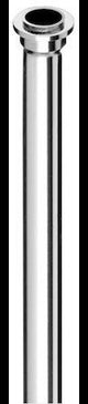 SCHELL Kupferrohr Lötnippel 1/2 Zoll, d:12 mm, L:500 mm, chrom – 10 Stück