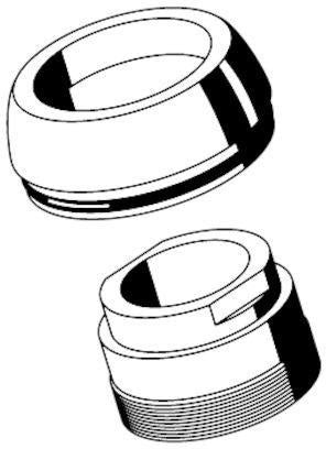 SCHELL Kappe & Einschraubstück für PURIS Line, chrom – Ersatzteil