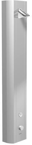 SCHELL Duschpaneel LINUS DP-C-T mit ThermoProtect-Thermostat und thermischer Desinfektion, Alu-eloxiert