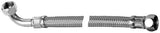 SCHELL Schlauch Clean-Fix S – Flexibler Anschlussschlauch 200 mm, 3/8 Zoll Winkel, Edelstahl-Umflechtung