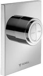 SCHELL WC-Betätigungsplatte EDITION Eco ND 100 – Zweimengenspülung, chrom, für Unterputz-Druckspüler
