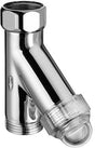 SCHELL Filter-Armatur für Geräteventile G 3/4 DN 20 Schrägfilter chrom