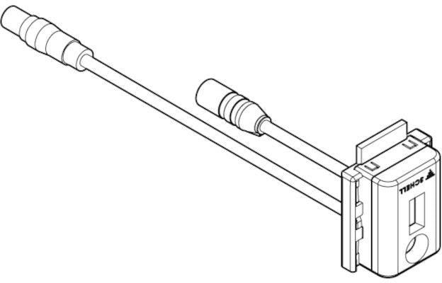 SCHELL Elektronik LINUS W-E-V / W-E-M für Auslauflänge 110 – Infrarot-Sensorarmatur