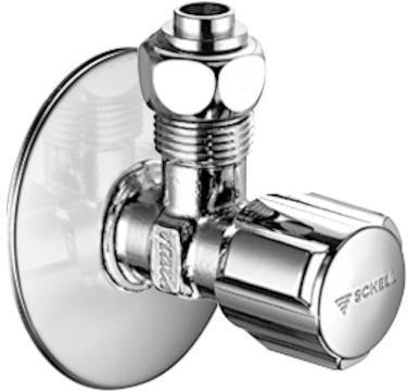 SCHELL Eckventil COMFORT – regulierbares Eckregulierventil, kurze Bauform, 3/8 Zoll, chrom