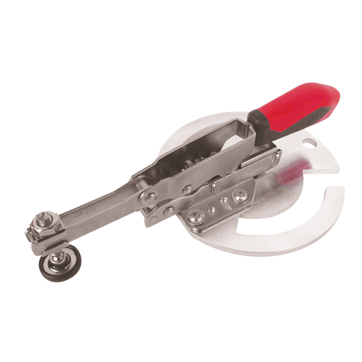 Schweisskraft Senkrechtspanner mit runder Adapterplatte, offen Länge 244 mm, Spannbereich 0 - 40 mm - Art. 1528173