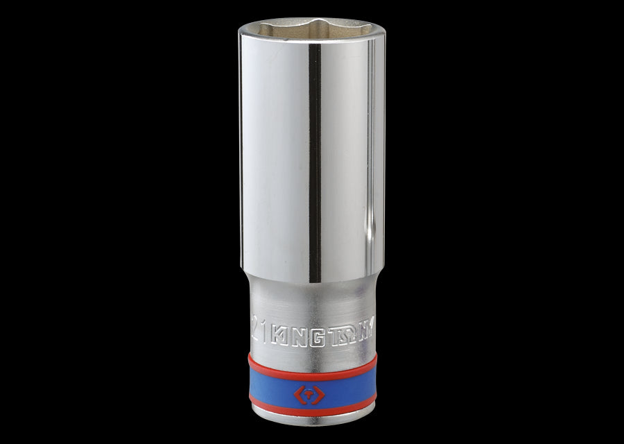 KING TONY Profi-Werkzeuge - 1/2" Steckschlüssel, metrisch, lang - 38 mm 423538M