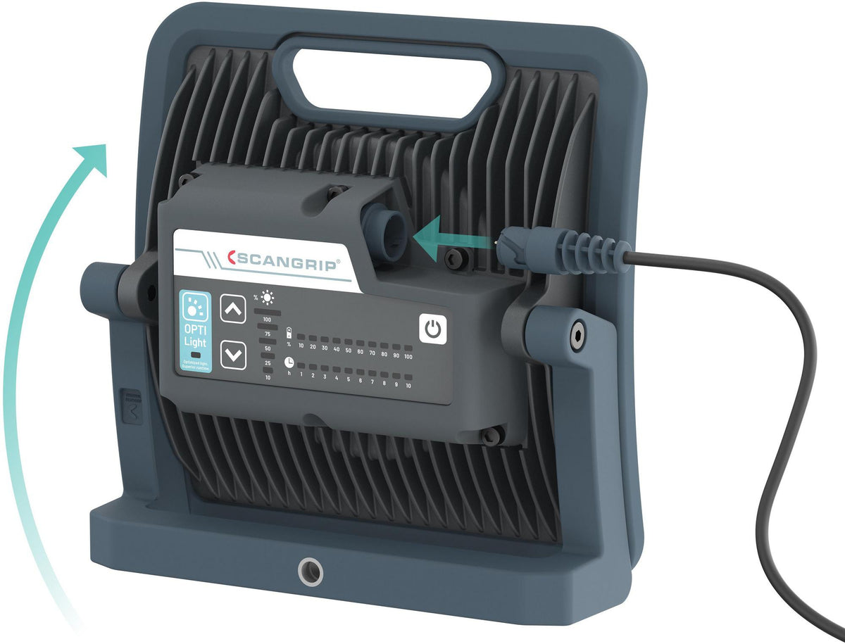 SCANGRIP Akku-Arbeitsleuchte NOVA 4C+R 30 W, 400-4000 lm, IP67, 5700K