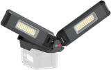 SCANGRIP DUO CONNECT LED-Strahler 108 W, 2500 lm, 18 V, IP30 – mit 2 flexiblen Leuchtenköpfen