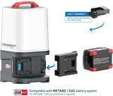 SCANGRIP LED-Strahler AREA 10 CONNECT 84 W 1000-10000 lm IP65 – 360° Arbeitsleuchte mit App-Steuerung