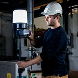SCANGRIP LED-Strahler AREA 10 CONNECT 84 W 1000-10000 lm IP65 – 360° Arbeitsleuchte mit App-Steuerung