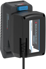 SCANGRIP DUO CONNECT LED-Strahler 108 W, 2500 lm, 18 V, IP30 – mit 2 flexiblen Leuchtenköpfen
