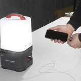 SCANGRIP LED-Strahler AREA 10 CONNECT 84 W 1000-10000 lm IP65 – 360° Arbeitsleuchte mit App-Steuerung