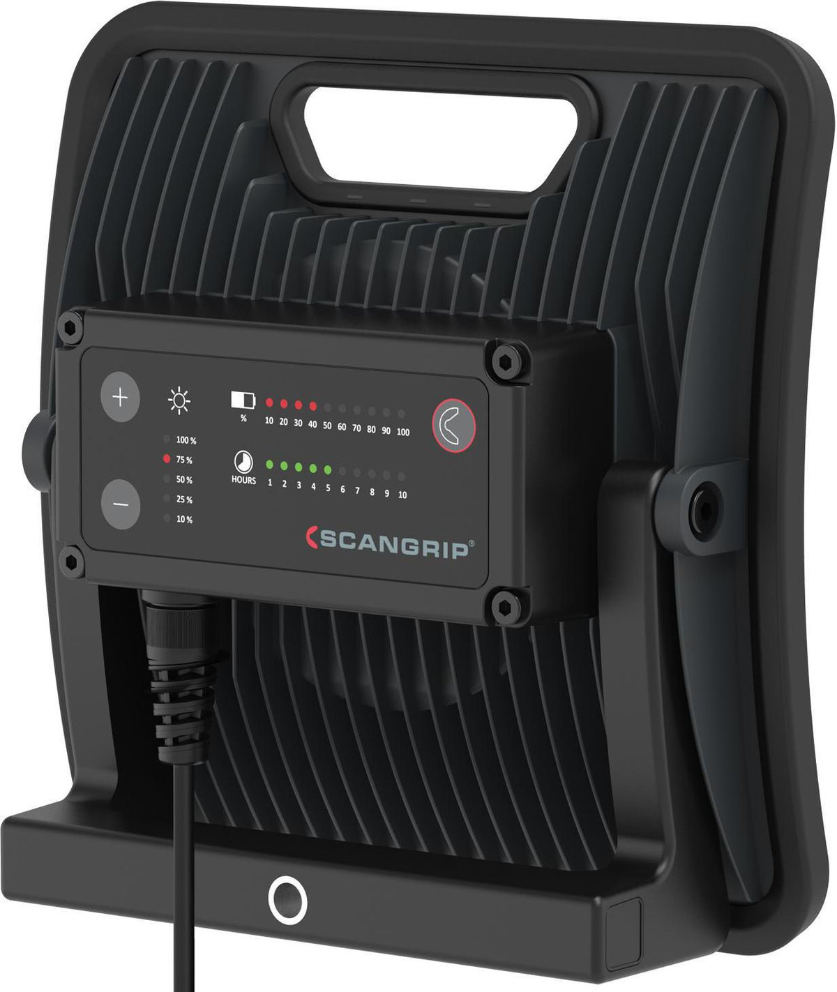 SCANGRIP LED-Strahler NOVA 4K C+R 29 W, 400-4000 lm, 5 m Kabel, Akku- und Kabelbetrieb