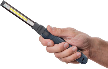 SCANGRIP LED-Akku-Arbeitsleuchte SLIM 3,7 V 2600 mAh Li-Ion 3,5 W 500 lm – 3-in-1 Handlampe