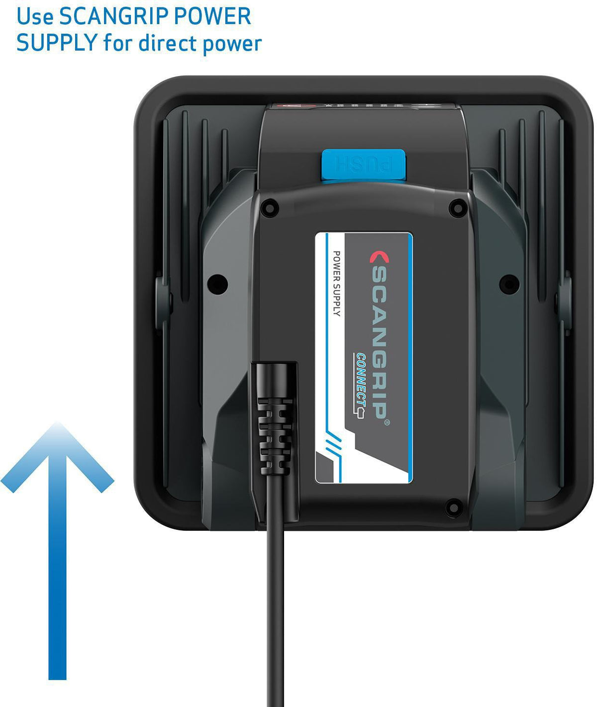 SCANGRIP LED-Strahler NOVA 2 CONNECT 16 W 200-2000 lm IP30 – Dimmbar, Powerbank, COB-LED
