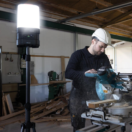 SCANGRIP LED-Strahler AREA 10 CONNECT 84 W 1000-10000 lm IP65 – 360° Arbeitsleuchte mit App-Steuerung