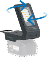 SCANGRIP DUO CONNECT LED-Strahler 108 W, 2500 lm, 18 V, IP30 – mit 2 flexiblen Leuchtenköpfen
