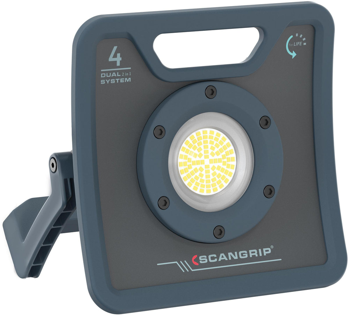 SCANGRIP Akku-Arbeitsleuchte NOVA 4C+R 30 W, 400-4000 lm, IP67, 5700K