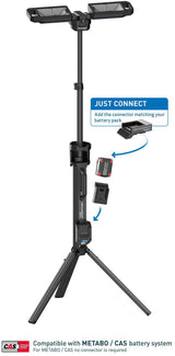 SCANGRIP LED-Strahler TOWER 5 CONNECT 45 W 2500-5000 lm IP30 mit Schnellfaltsystem