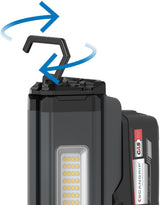 SCANGRIP DUO CONNECT LED-Strahler 108 W, 2500 lm, 18 V, IP30 – mit 2 flexiblen Leuchtenköpfen