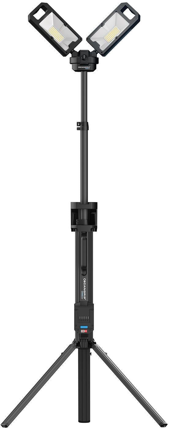 SCANGRIP LED-Strahler TOWER 5 CONNECT 45 W 2500-5000 lm IP30 mit Schnellfaltsystem