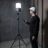 SCANGRIP LED-Strahler AREA 10 CONNECT 84 W 1000-10000 lm IP65 – 360° Arbeitsleuchte mit App-Steuerung